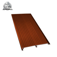 decking de alumínio expulso exterior barato baixo bronze da manutenção